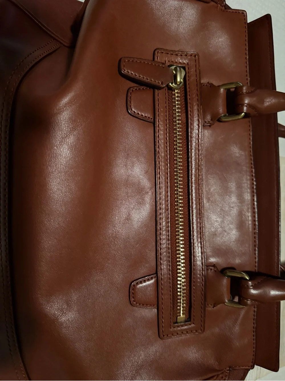 Coach smooth leather